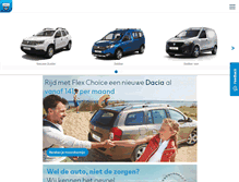 Tablet Screenshot of dacia.nl