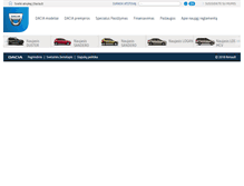 Tablet Screenshot of dacia.lt