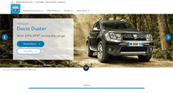 Desktop Screenshot of dacia.ie