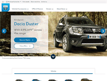 Tablet Screenshot of dacia.ie