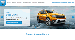 Desktop Screenshot of dacia.fi